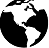 Global market outreach icon